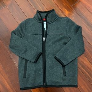 Zippered Sweater Cardigan